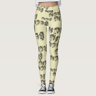Retro style Vixen Blocks Leggings