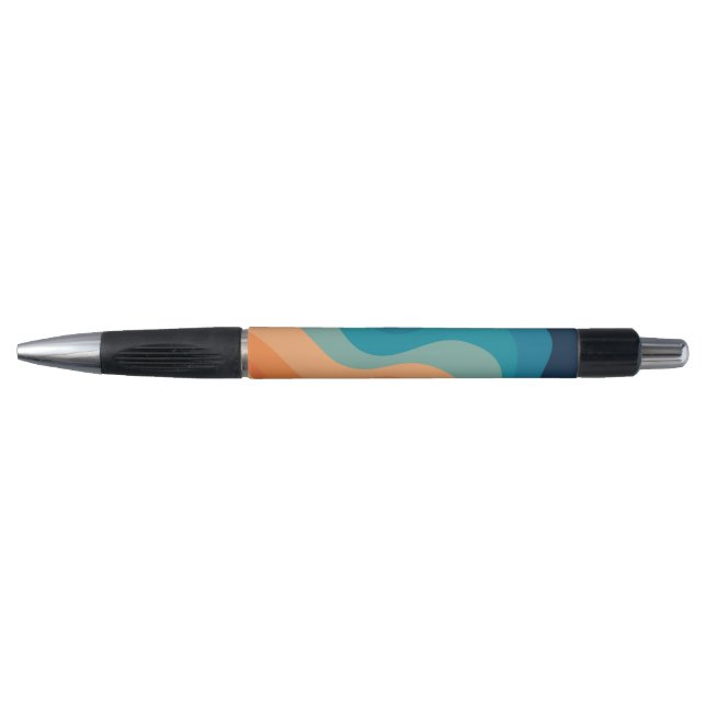 Retro style waves decoration pen (Front)