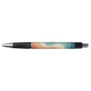 Retro style waves pen