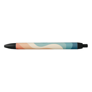 Retro style waves pen