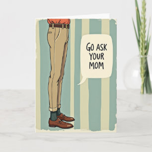 Retro Styled Fathers Day Card
