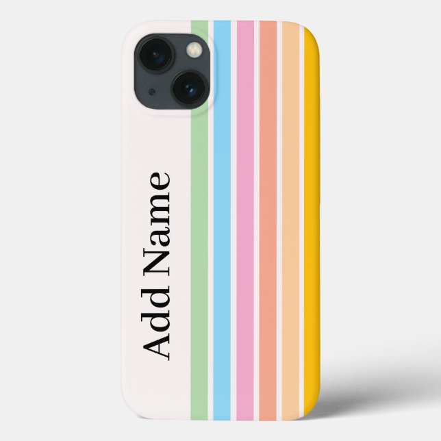 Retro Stylish Modern Personalized Name Classic  Case-Mate iPhone Case (Back)