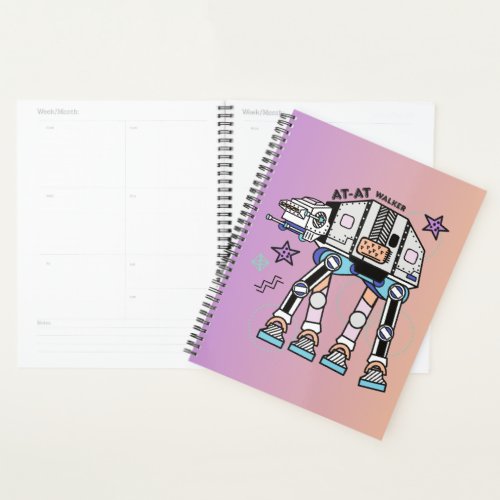 Retro Stylized AT_AT Walker Planner