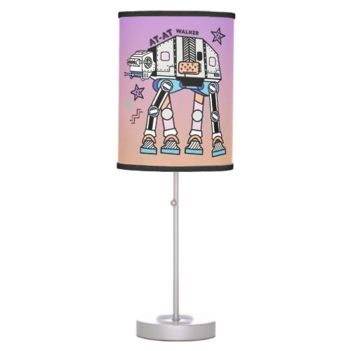 Retro Stylized AT_AT Walker Table Lamp