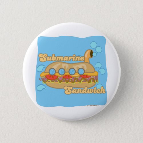 Retro Sub Sandwich Too Pinback Button