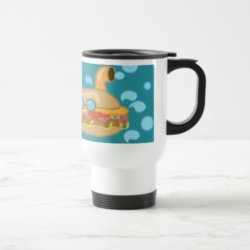 Retro Submarine Sandwich Mug
