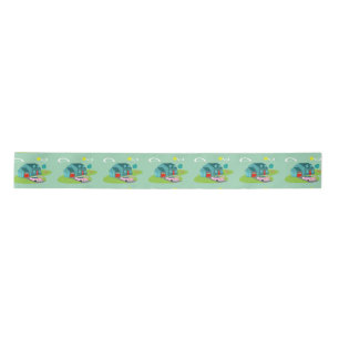 Retro Suburban House Ribbon
