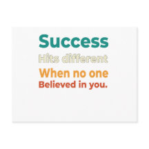 Retro Success motivational entrepreneur quote