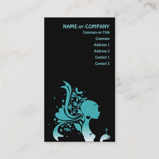 Customizable retro sugar business cards