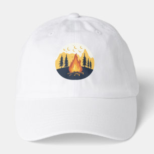Retro Summer Camp Graphic T-Shirt Hat