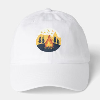 Retro Summer Camp Graphic T-Shirt Hat