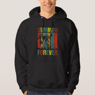 Retro Summer Forever Vintage Summer Vacation Beach Hoodie