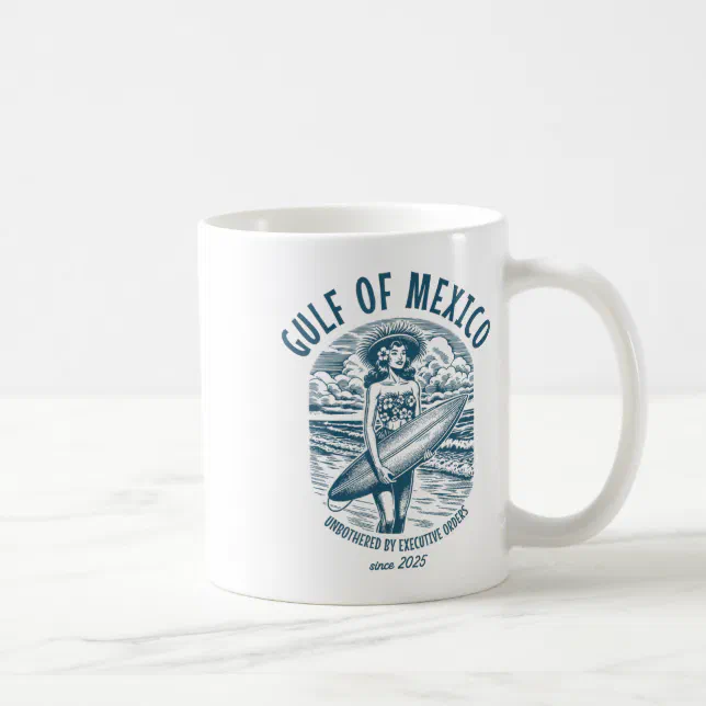Retro Summer Gulf Of Mexico Forever Beach Golfo De Coffee Mug