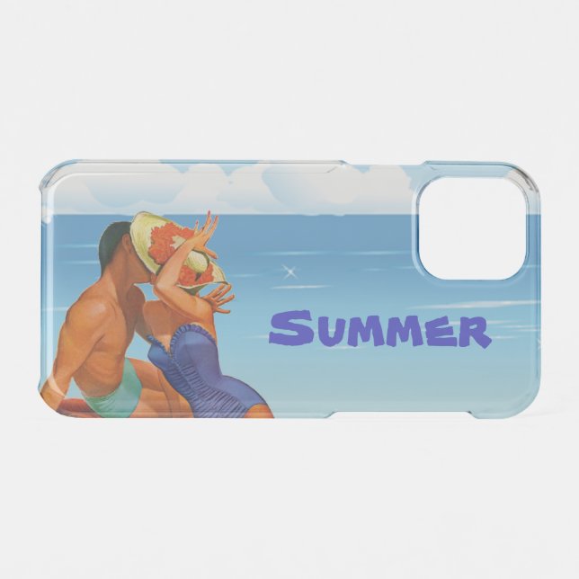 Retro Summer Lovers Uncommon iPhone Case (Back (Horizontal))