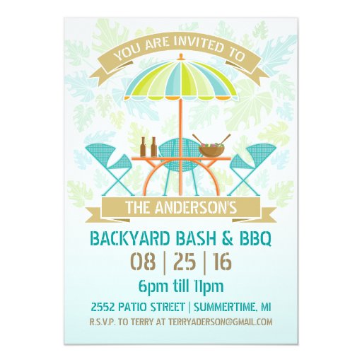 Outdoor Party Invitations 8