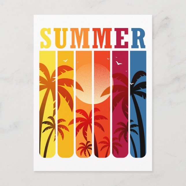 Retro Summer Postcard (Front)