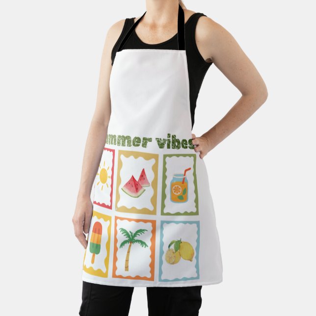 Retro Summer Vibes Design  Apron (Insitu)