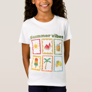 Retro Summer Vibes Design with Sunshine T-Shirt