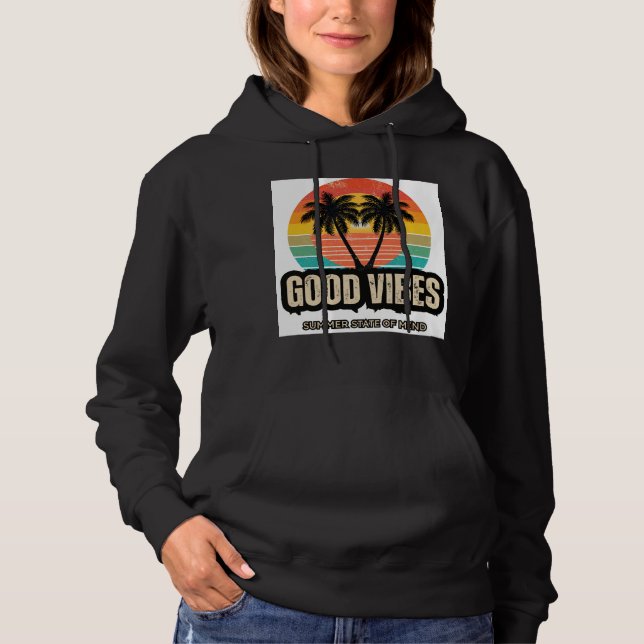 Retro Summer Vibes Hoodie (Front)
