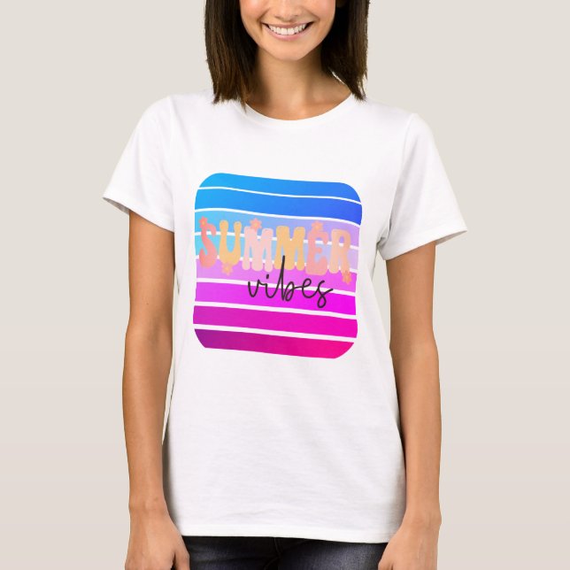 Retro Summer Vibes T-Shirt (Front)