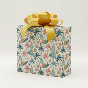 Retro Summer Wrapping Paper