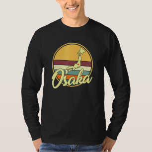 Retro Sun Japanese Island and Osaka T-Shirt