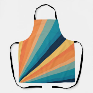 Retro sun rays apron