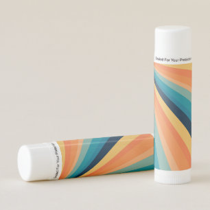 Retro sun rays lip balm