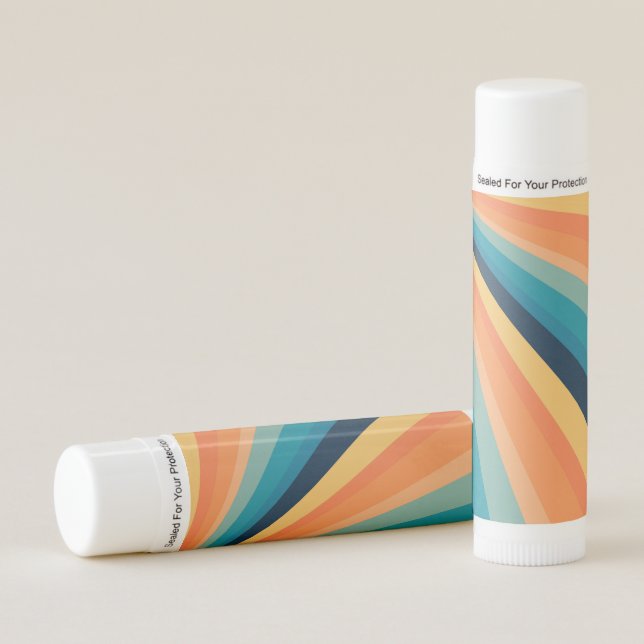 Retro sun rays lip balm (Front)