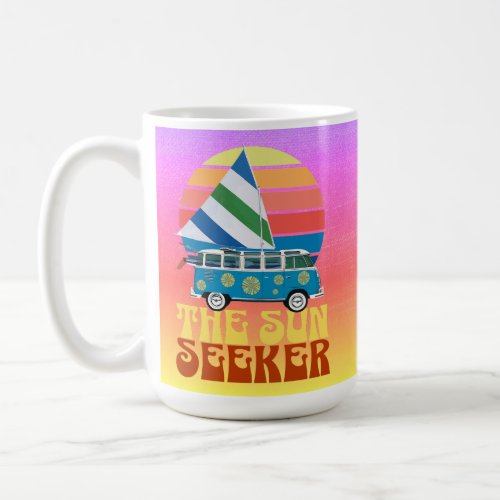 Retro Sun Seeker _ Vintage Summer Mug