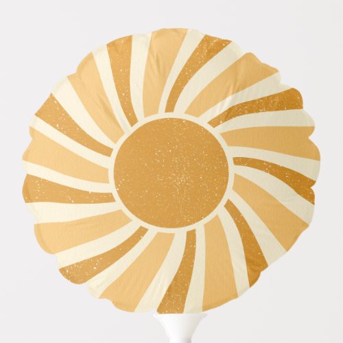 Retro Sun Small Mylar Balloon