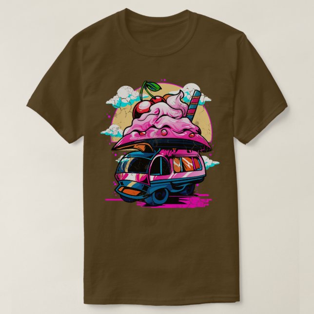 Retro Sunday Space Craft UAP T-Shirt (Design Front)