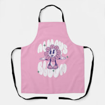 Retro Sunflower Cartoon Quote Pink