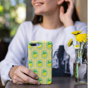 Retro Sunny Yellow Lemons iPhone 11 Pro Case