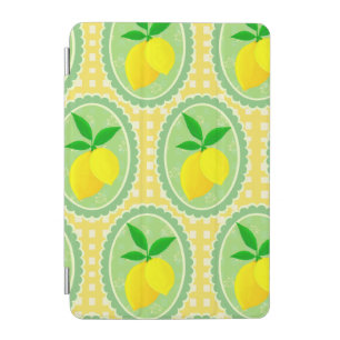 Retro Sunny Yellow Lemons iPad Mini Cover