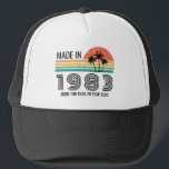 Retro Sunset 21st 30th 40th 50th Birthday Squad Trucker Hat<br><div class="desc">Retro Sunset 21st 30th 40th 50th Birthday Squad Trucker Hat</div>