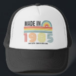 Retro Sunset 30th 40th 50th 60th 70 Birthday Trip Trucker Hat<br><div class="desc">Retro Sunset 30th 40th 50th 60th 70 Birthday Trip Trucker Hat</div>