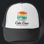 Retro Sunset 30th 40th 50th 60th Birthday Trip Trucker Hat<br><div class="desc">Retro Sunset 30th 40th 50th 60th Birthday Trip Trucker Hat</div>