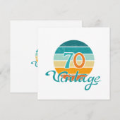 Retro Sunset 70 Vintage Distressed (Front/Back)