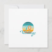 Retro Sunset 70 Vintage Distressed (Back)