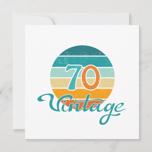 Retro Sunset 70 Vintage Distressed (Front)