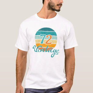Retro Sunset 72 Vintage Distressed T-Shirt