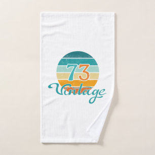 Retro Sunset 73 Vintage Distressed Bath Towel Set