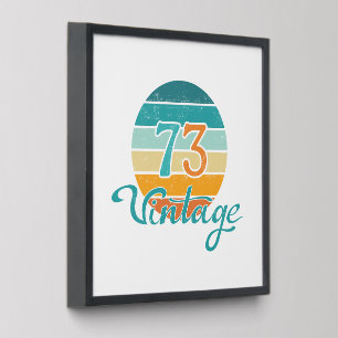 Retro Sunset 73 Vintage Distressed Peel And Stick Photo Tile