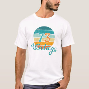 Retro Sunset 73 Vintage Distressed T-Shirt