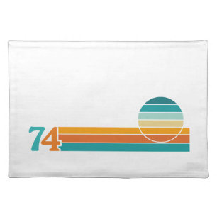 Retro Sunset 74 Cloth Placemat