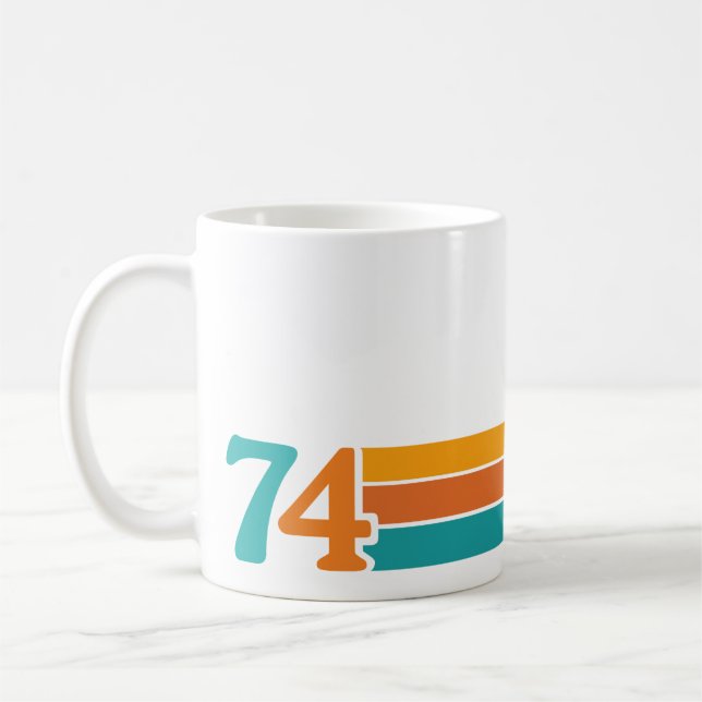 Retro Sunset 74 Coffee Mug (Left)