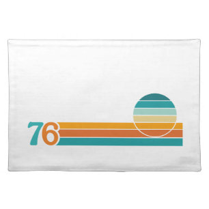 Retro Sunset 76 Cloth Placemat
