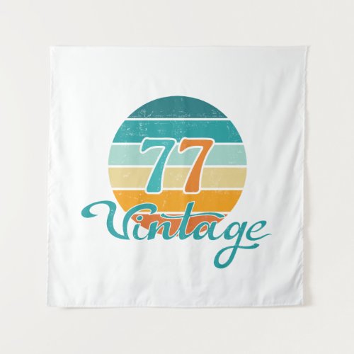 Retro Sunset 77 Vintage Distressed