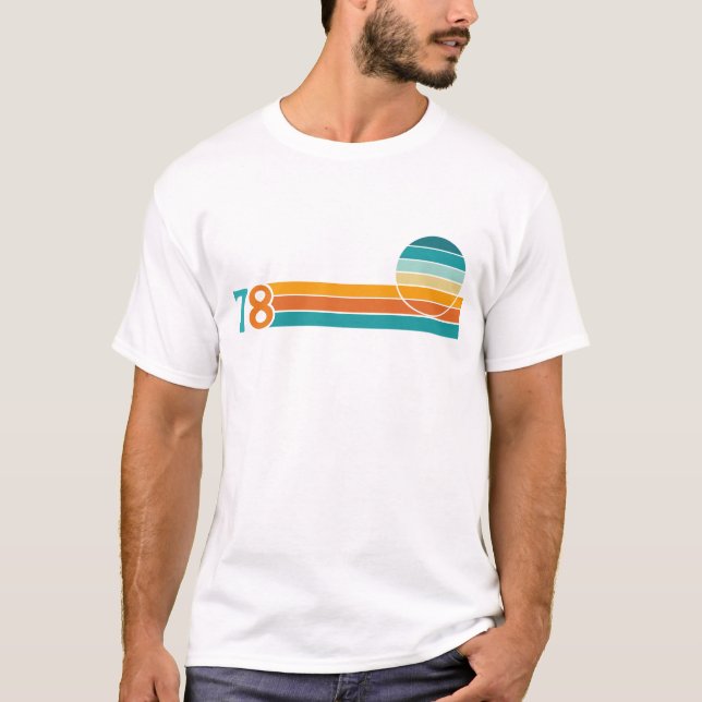 Retro Sunset 78 T-Shirt (Front)